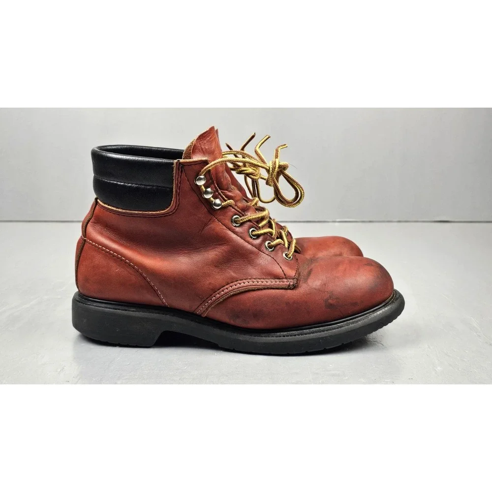 Red Wing Shoes vtg red